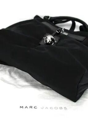 Marc Jacobs Black Tote with Silver Hardware